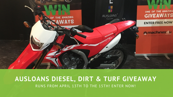 Ausloans Diesel, Dirt & Turf Giveaway